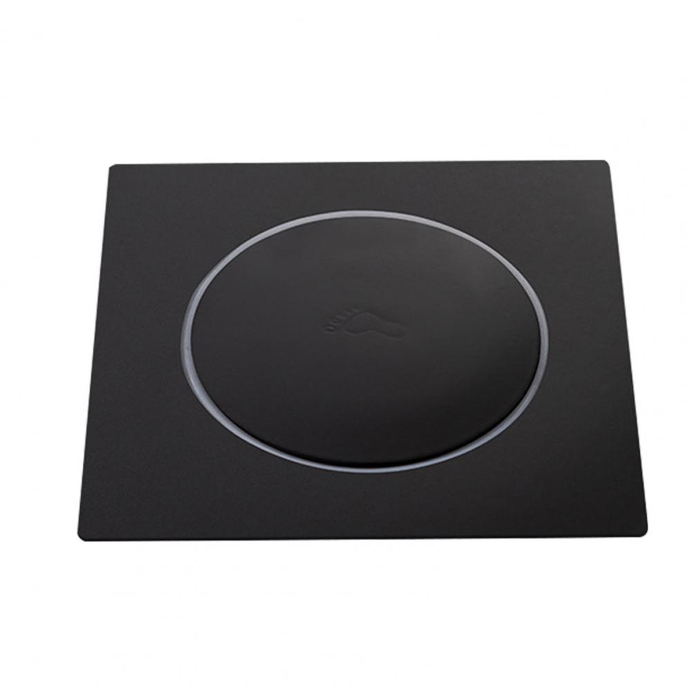 Stainless Steel Floor Drain Cover Precision Sealing Structure Blocks Odor Insect Foot-Pedal Drain Cover Durable Drain Cover: Blue