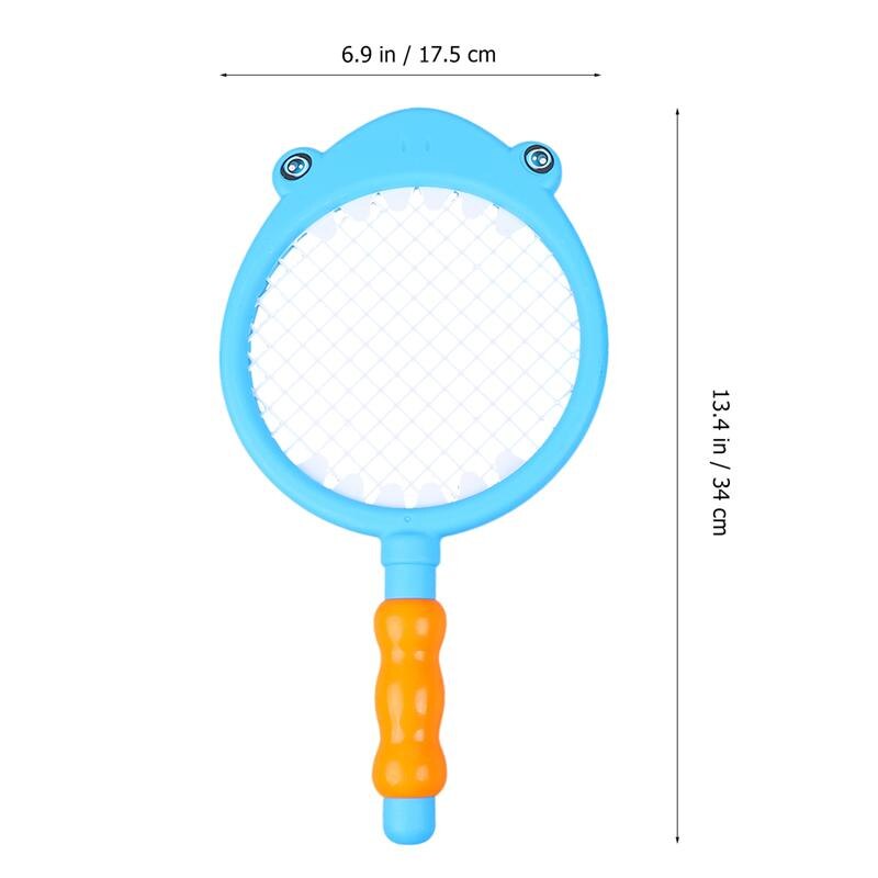 4 STÜCKE Kinder Tennis Schläger Badminton Schläger Set mit Kugeln Drinnen und Draußen Sport Spielzeug (2 stücke Schläger + 2 stücke Bälle)