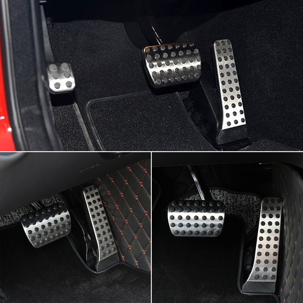Accesorios del coche de freno almohadilla de Pedal de embrague cubre para Mercedes Benz W124 W202 W203 W140 W208 W210 W211 W220 R170 R171 Clase R en/MT