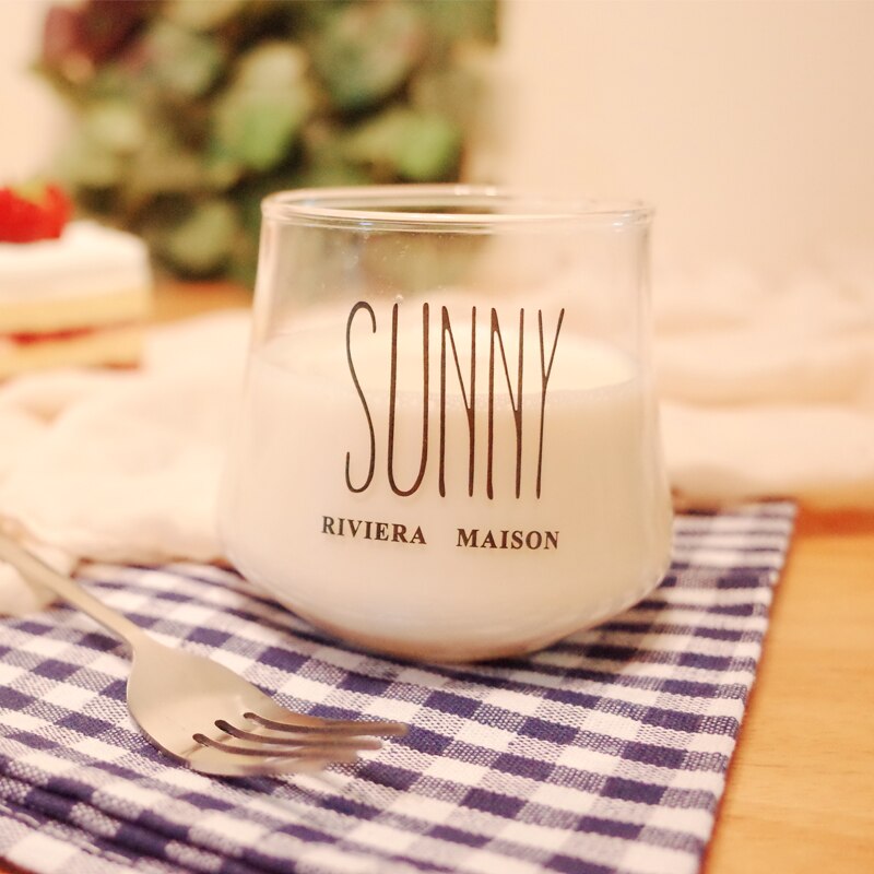 Enkla stunder soligt 380/450 ml frukost mjölk kopp kaffe te mugg vin whisky öl glas bröllop glas heminredning