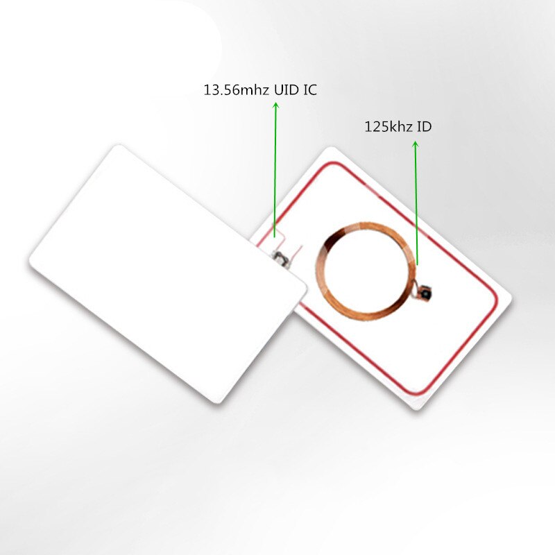 5Stck RFID 13,56 Mhz IC UID Veränderbar Dual Chip Frequenz T5577 125 kHz Ich würde leere karte Beschreibbare Kopierer Schlüssel fob Zugang: 5Stck Karte