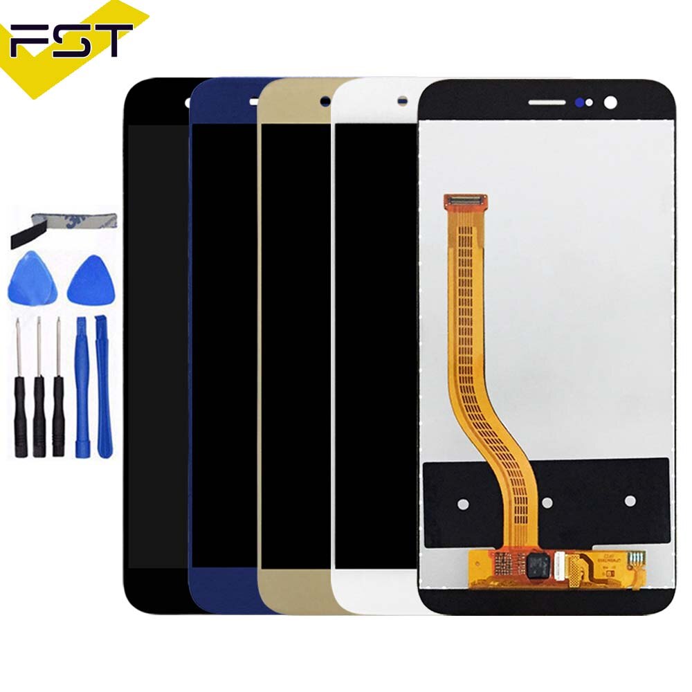 Huawei honor 8 pro lcd-kosketusnäyttö kehyksellä honor 8 pro display duk  l09 -vaihto