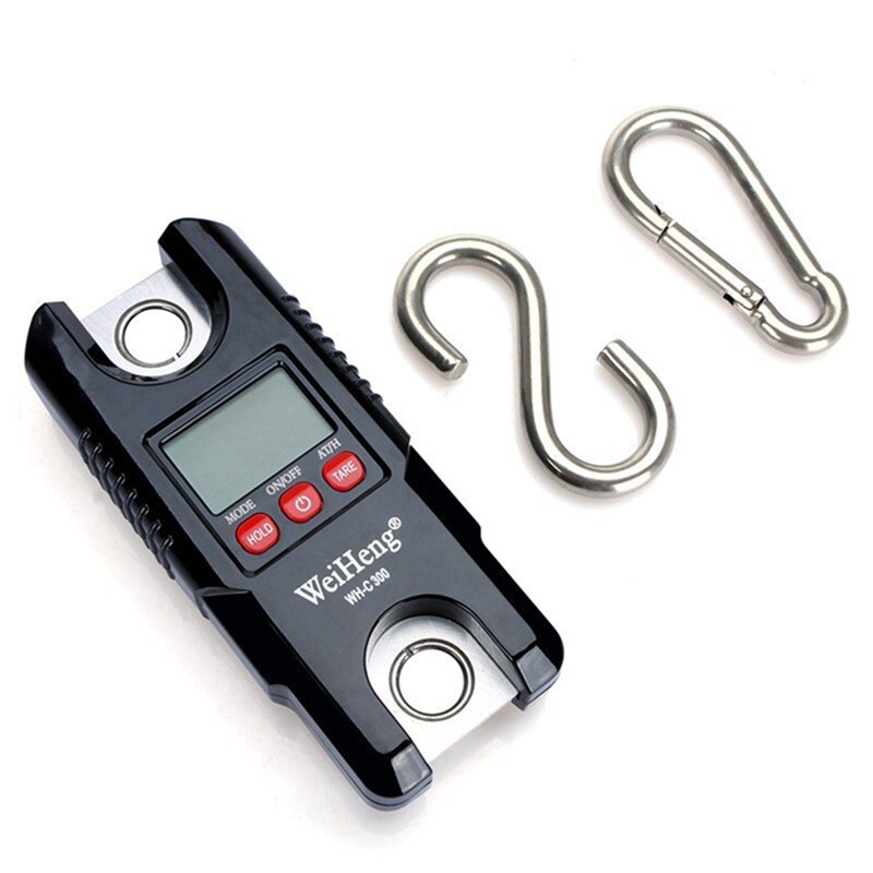 WeiHeng Crane Scale 150KG 500KG Digital Stainless Steel Hook Hanging Scales 200kg 300kg LCD Loop Fish Heavy Duty Weight Balance