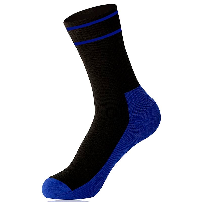 Outdoor Waterproof Socks Warm Non-slip Winter Warm Sports Socks Easy To Clean Durable: Blue / L