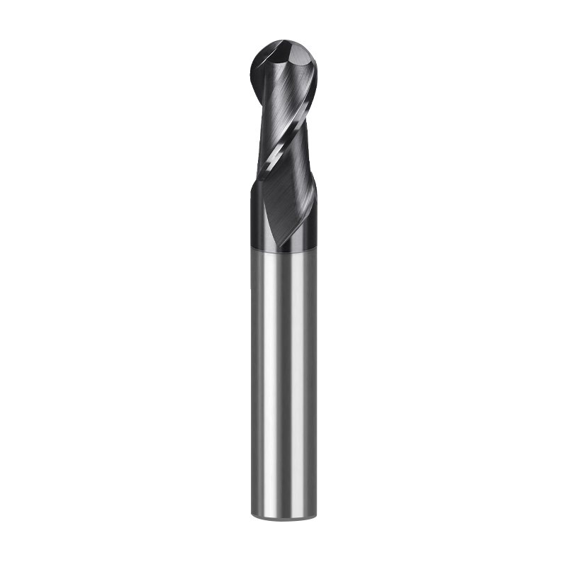 Hrc 70 kuglepindfræser wolframkarbidfræser cnc-fræser maskine fræseværktøj  r0.5 6mm 8 mm 10mm 2- skærs fræserbit metalværktøj