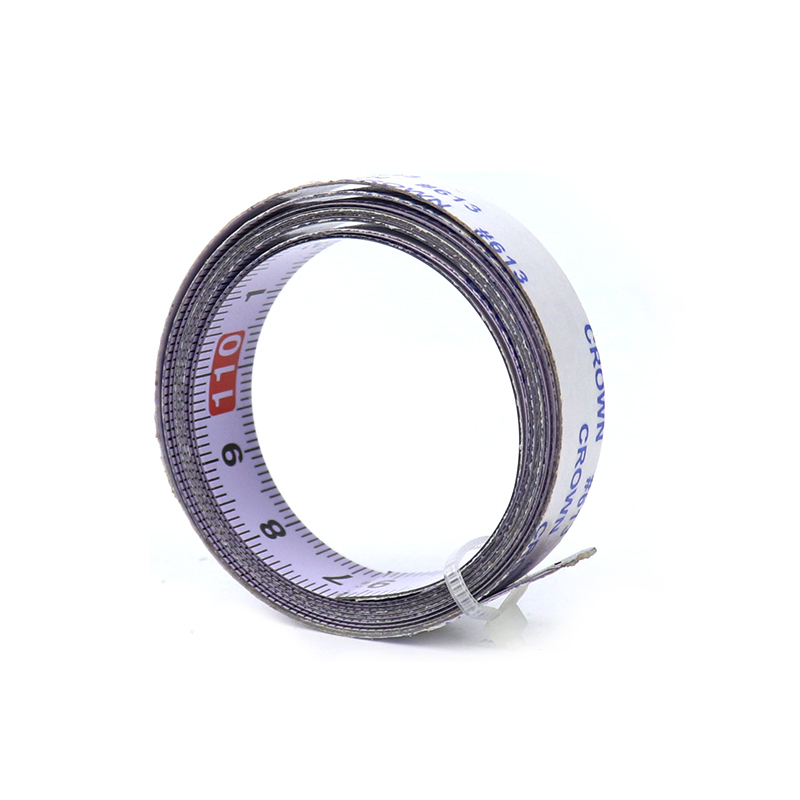 Self-Adhesive Tape Measure Metric 0.9M-10M Miter Track Measuring Tape Steel Ruler For T-track Router Saw Table Woodworking Tools