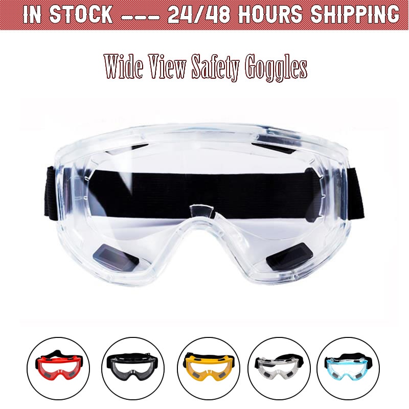 Transparante Beschermende Bril Veiligheidsbril Anti-Splash Wind-Proof Werk Veiligheidsbril Voor Industriële Onderzoek Fietsen Paardrijden