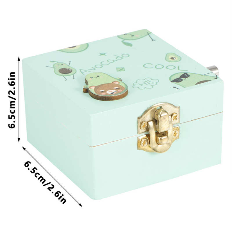 Music Box No Battery Exquisite Images Retro Musical Box Small And Unique Durable And Long-Lasting for Birthday Christmas