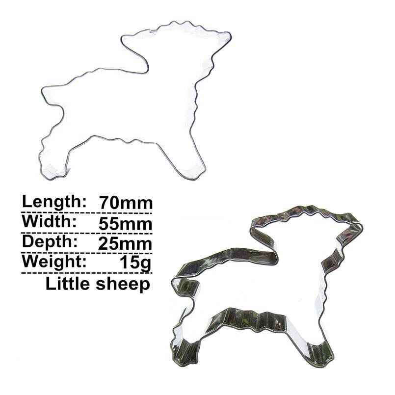 Sheep shark Bat fish turtle violin shell woman Cookie Cutter Biscuit Press Stamp Embosser Sugar Pasty Cake DIY Baking Mould: H618