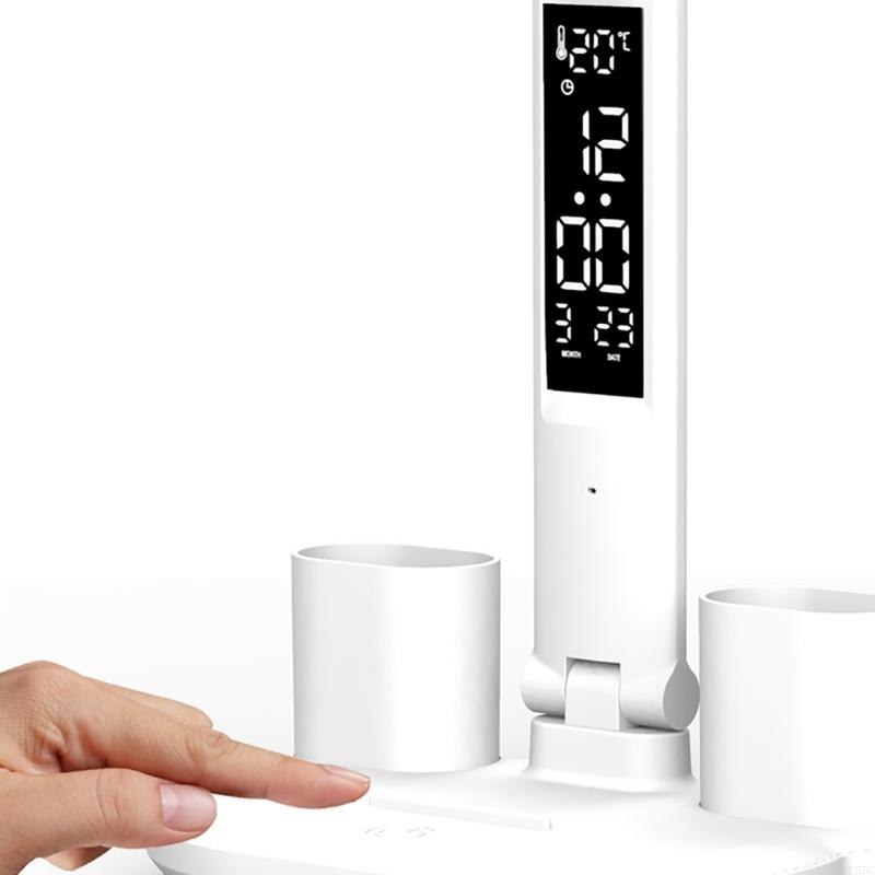 U55C Round LED Desk Lamp Touchable With 3200mAh Rechargeable Battery/USB Charging Table Light For Office And Home