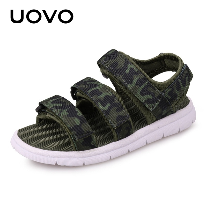 UOVO-Sandálias de praia para crianças pequenas, meninos e meninas, calçados infantis, sapatos de verão, tamanho Eur #25-37, novo