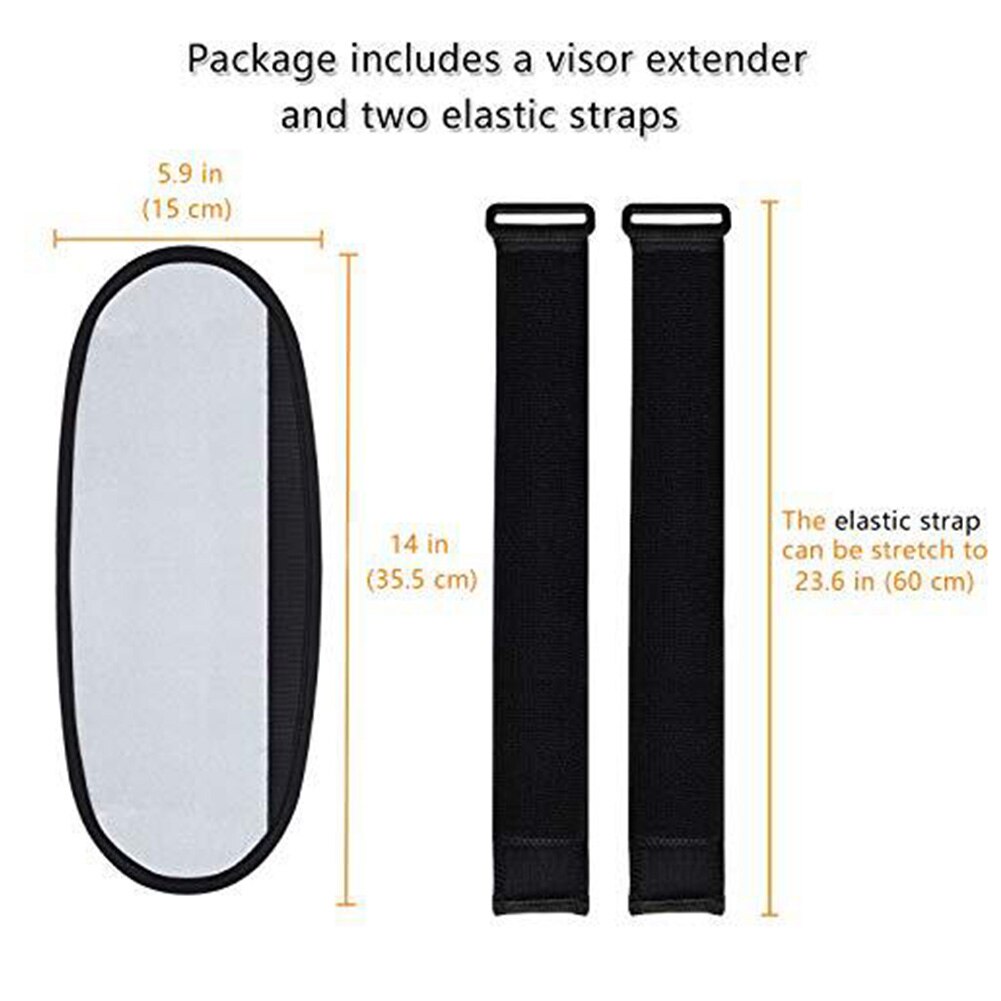 Removable Sun Visor Anti-Glare Multi-directional Blocker Anti-Dazzle Car Truck Sunshade Extender Vehicle