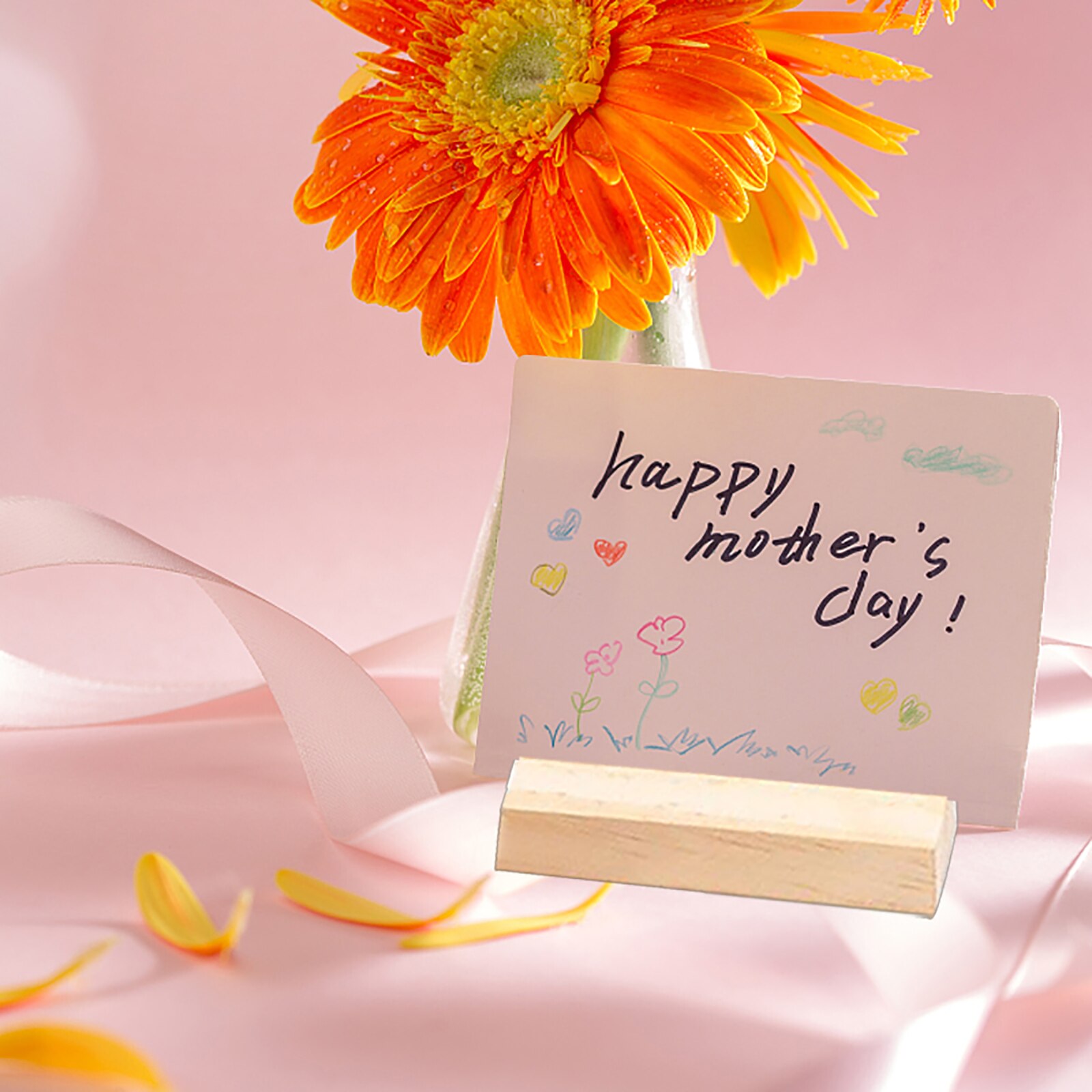 Wood Display Stands 12 Pack Menu Photo Picture Stands for Wedding Dinner Home Party Events Decoration