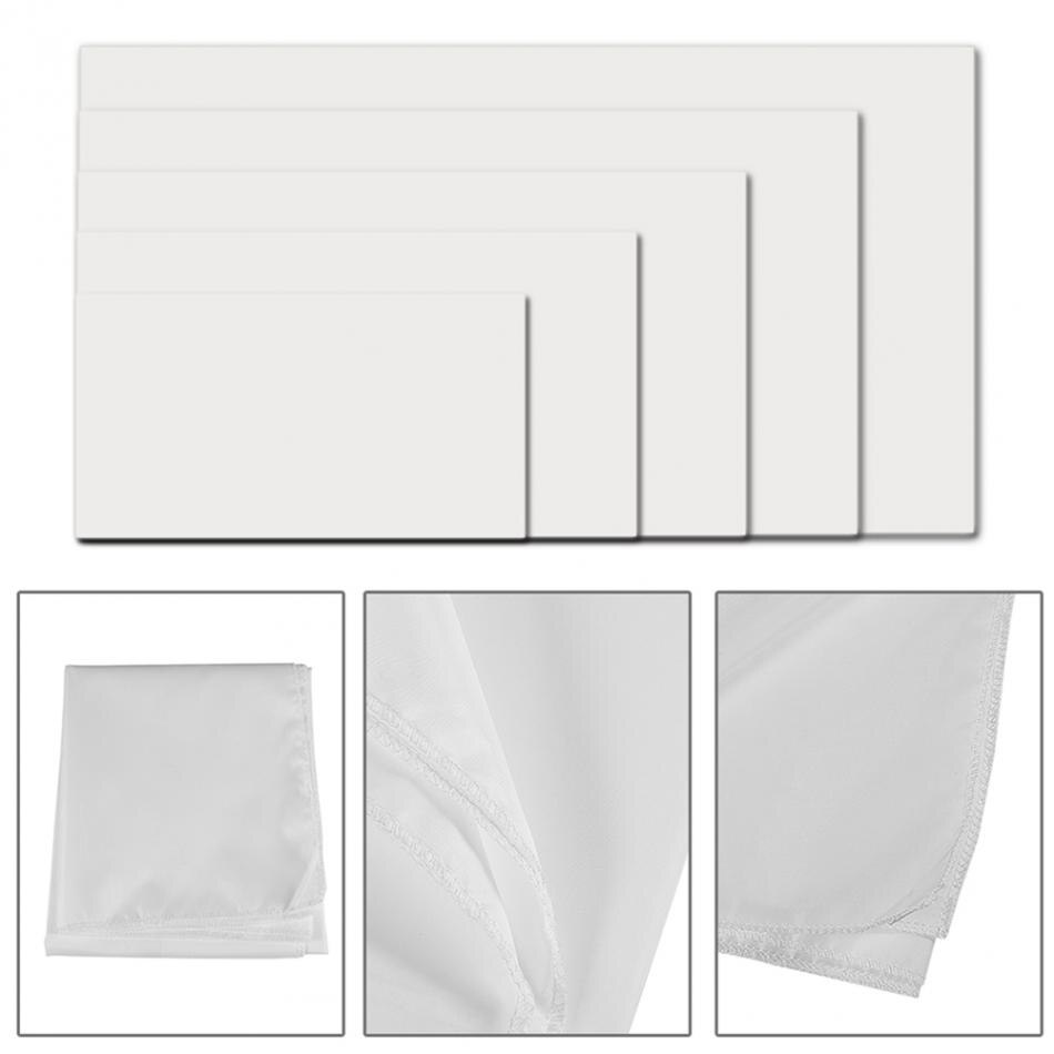 60-120 Inch Draagbare Witte Kleur Projector Gordijn Projectiescherm 16:9 Voor Home Theater Cinema Party pantalla proyector