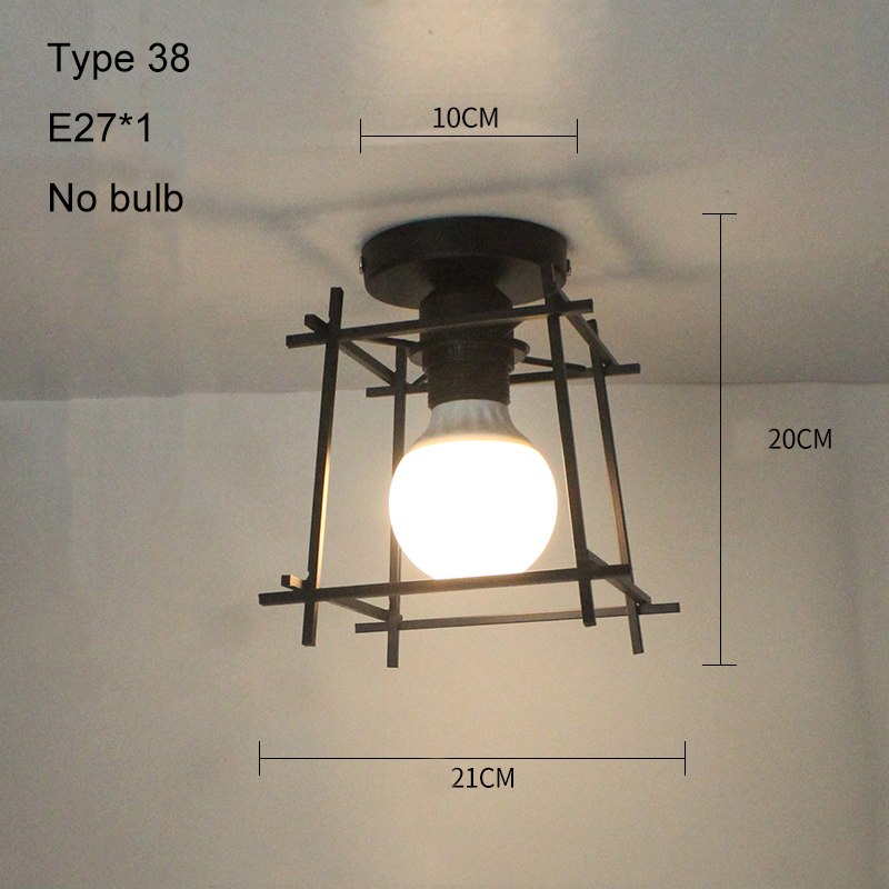 Moderne Decke Lichter LED Decke Lampe Jahrgang Plafondlamp KäFeige Plafonnier Kristall Lampe Für Esszimmer Küche Lampara Techo: Typ 38 Nein Birne