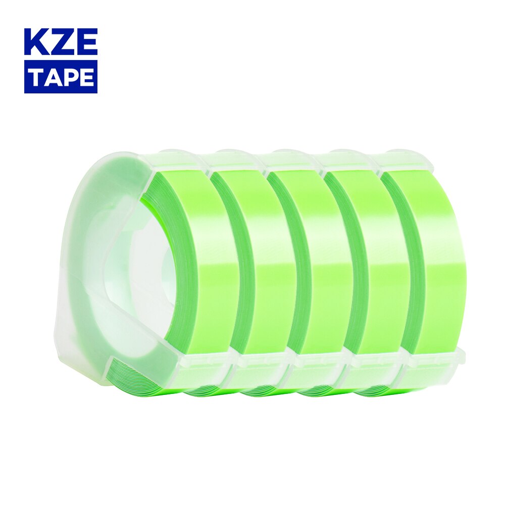 Multicolor 5 rolka 6mm 9mm 12mm 3D tłoczenie taśma z etykietami kompatybilny Dymo 1610 12965 drukarka etykiet do Motex E101 drukarka do etykiet