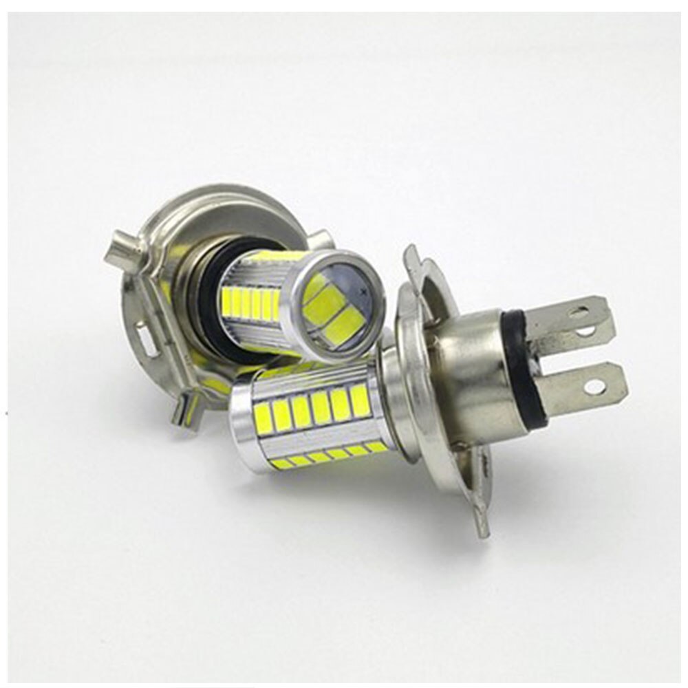 H4 Led Lamp Auto Koplamp Koud Wit 33 Smd 5630 5730 Gloeilamp Auto Auto Fog Light Koplamp 12V dc