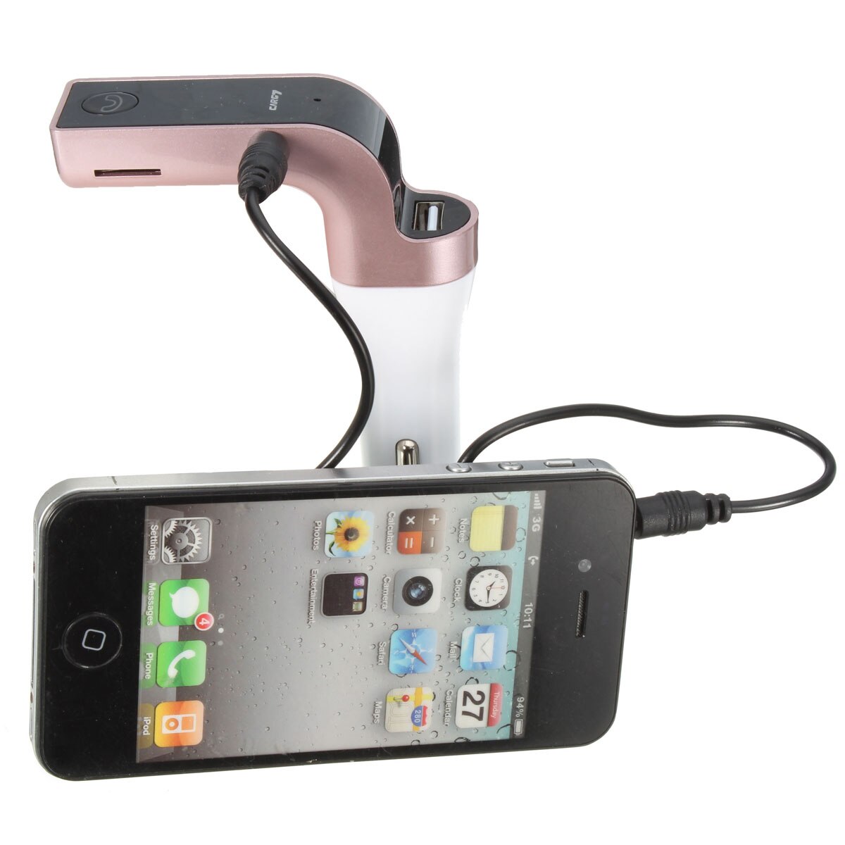G7 Universal Car bluetooth FM Transmitter MP3 Radio Player USB Charger & AUX Set