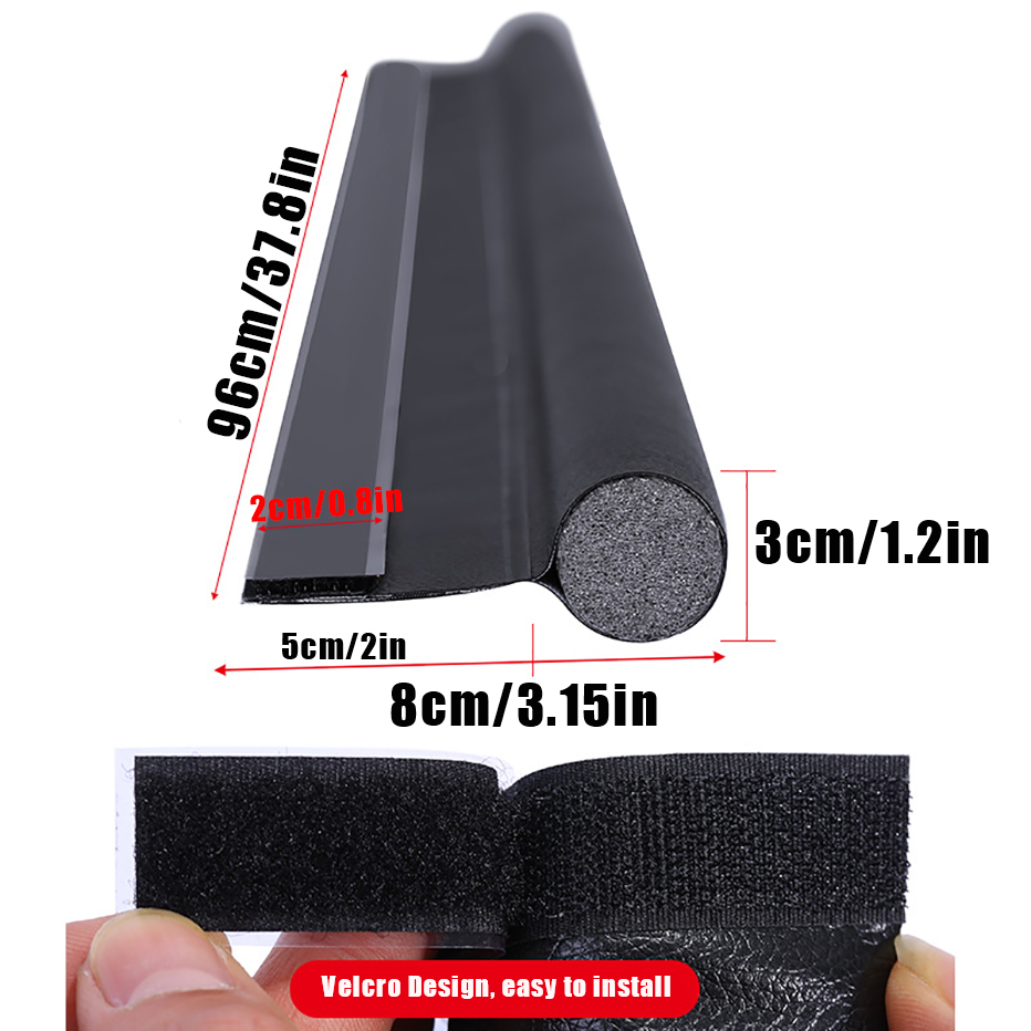 Verstelbare deurbodemafdichtingsstrip Tochtstrip onder deur Tochtstopper Anti-koud Eén zijde Gap Blocker Schuimweerstrip