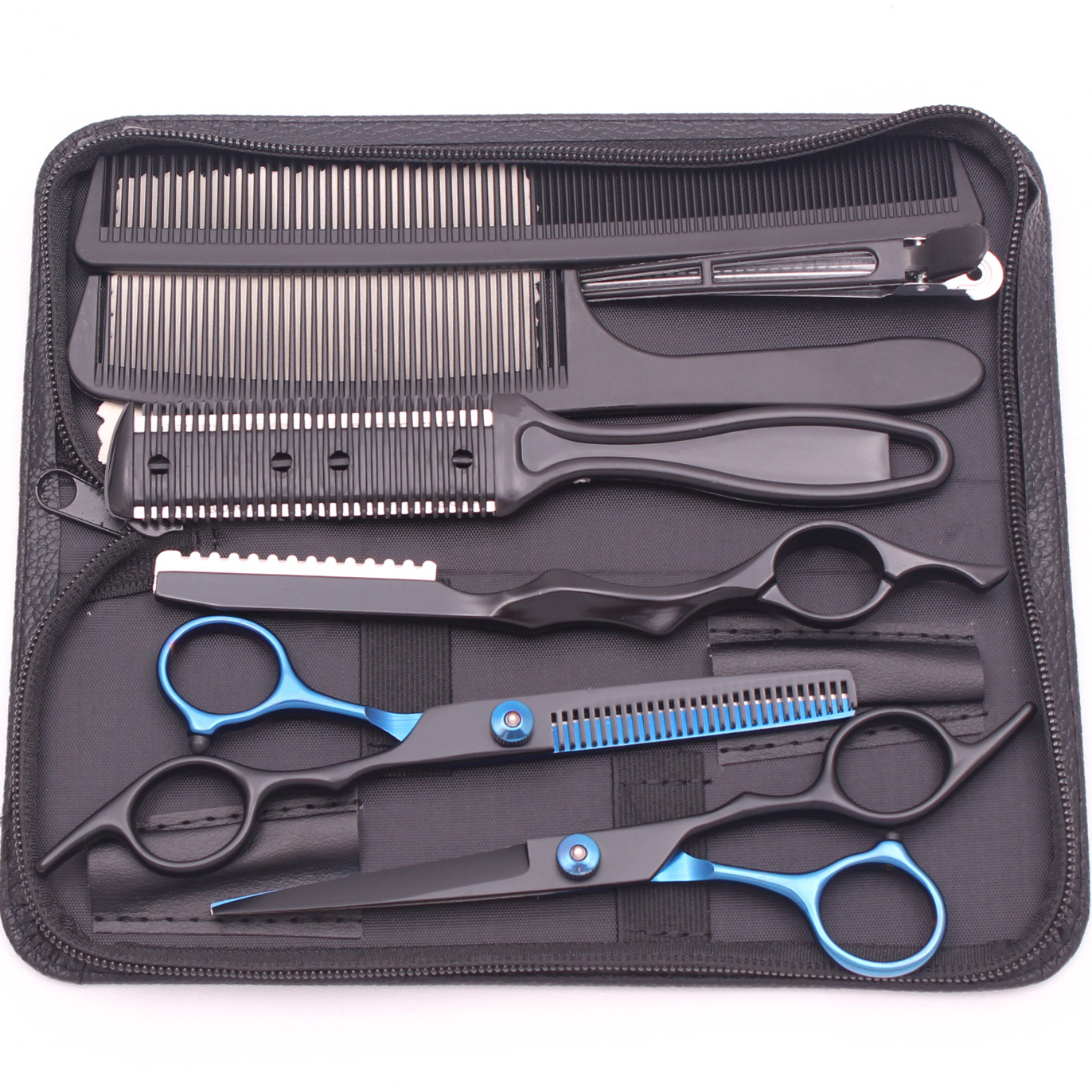 6,0 '' inch haarschaar Professionele knipschaar Dunner kappers Kapselset Salon Kapper en thuis Japans staal 1001: Licht Geel