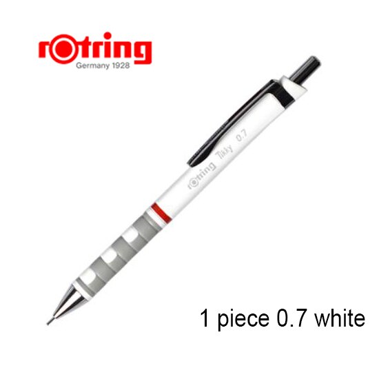Rotring Tikky Automatische Mechanische Bleistift 0.35/0.5/0.7/1,0mm Kunststoff Stift Halfter: 0.7 Weiß