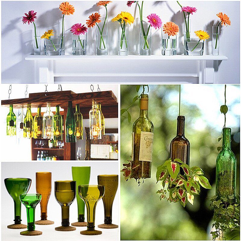 Glass Bottle Cutter Stainless Steel Glasses Bottle Slicer Cutter Tool Bottles Cut Tool Stained Glass Tools