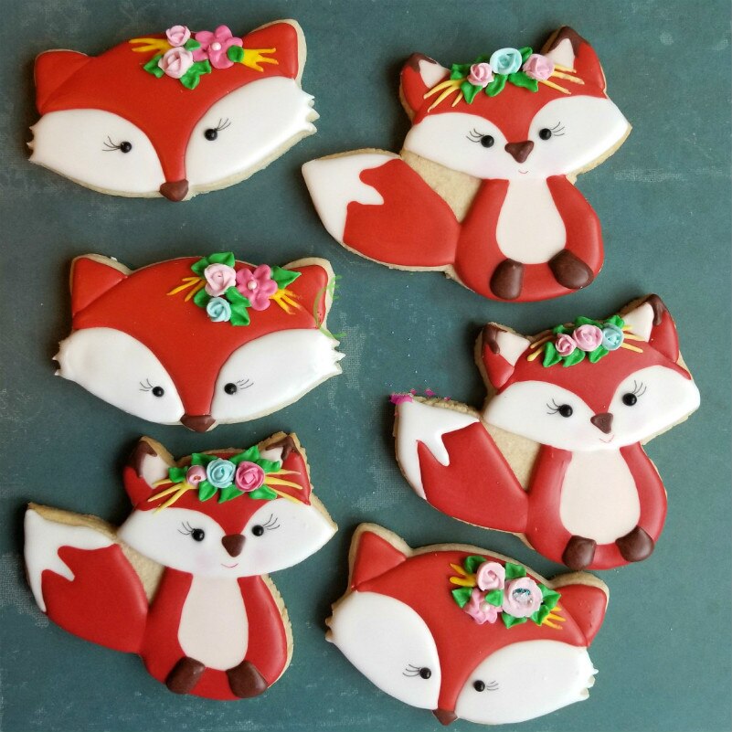 KENIAO Fox Cookie Cutter Woodland Animal Fondant / Bread / Sandwich / Biscuit Cutter for Kids - 8.1 x 8.7 cm - Stainless Steel