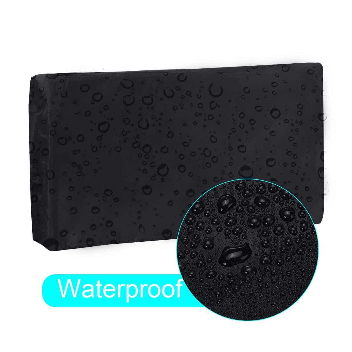 NUEVA CUBIERTA DE TV impermeable a prueba de polvo para exteriores, cubierta de TV de , carcasa de televisión negra Oxford, TV de 32 a 70 pulgadas