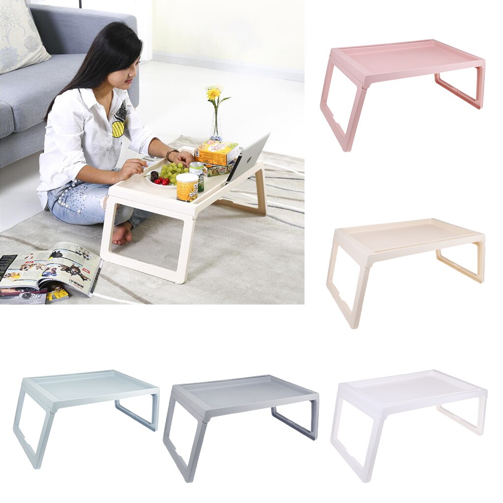 Portable Folding Lap Desk Laptop Computer Notebook Tray Bed Table Stand Premium PP Foldable Desk