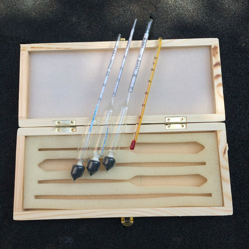 Wein hydrometer Alkohol Meter alkoholometer bafometro alcoholmeter hydrometer für alkohol alcotester Tester mit Thermometer