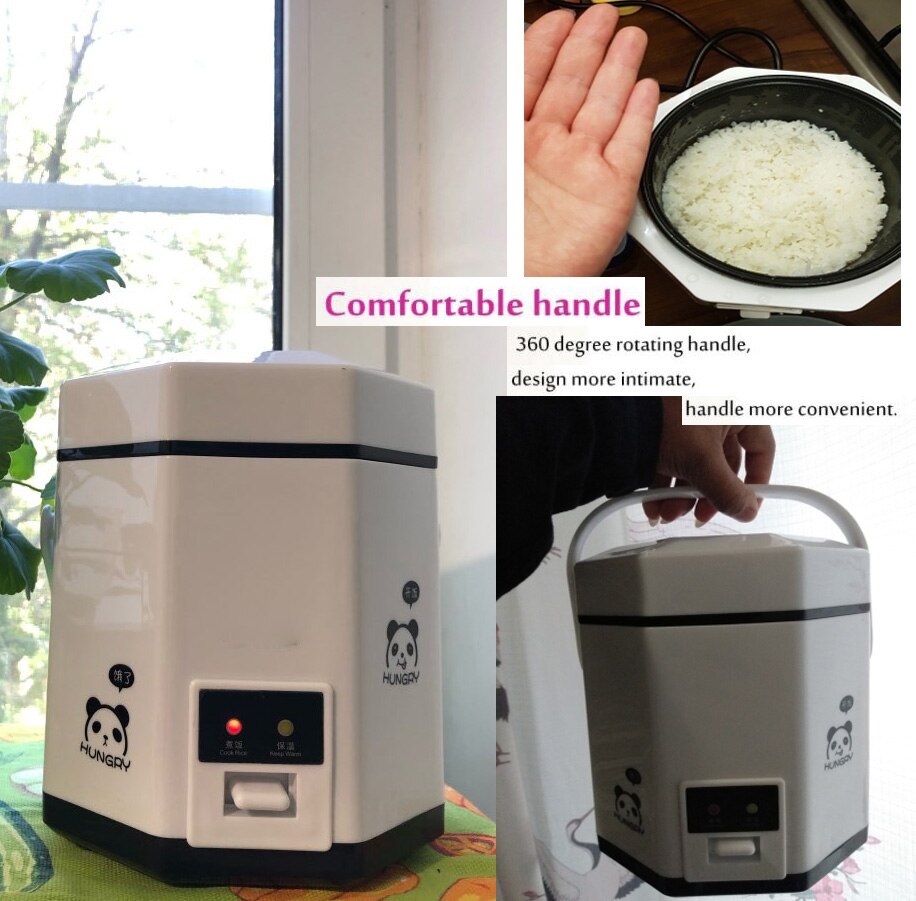 1.2L Mini Electric Rice Cooker 2 Layers Food Steam... Grandado