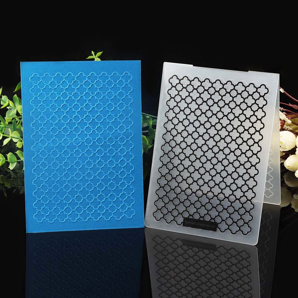 1PC Various Pattern Plastic Embossing Template DIY Scrapbook Paper Craft Album Cards Handcraft Plastic Template