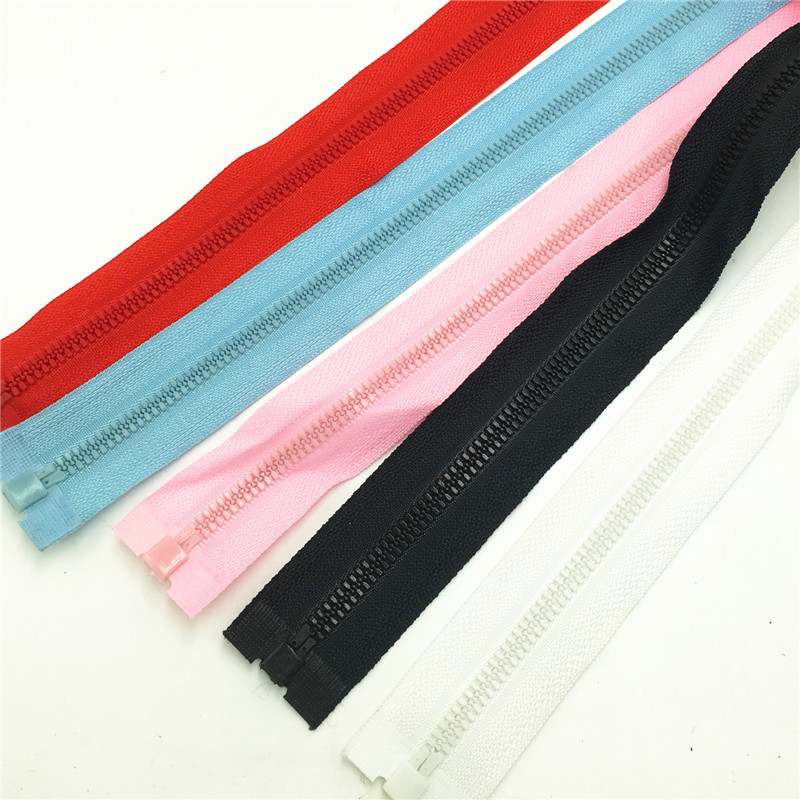 Fermetures à glissière en résine pour enfants | 1 pièce/lot de 50cm pour la couture, 3 # vêtements colorés, fermeture éclair de robe pour enfants