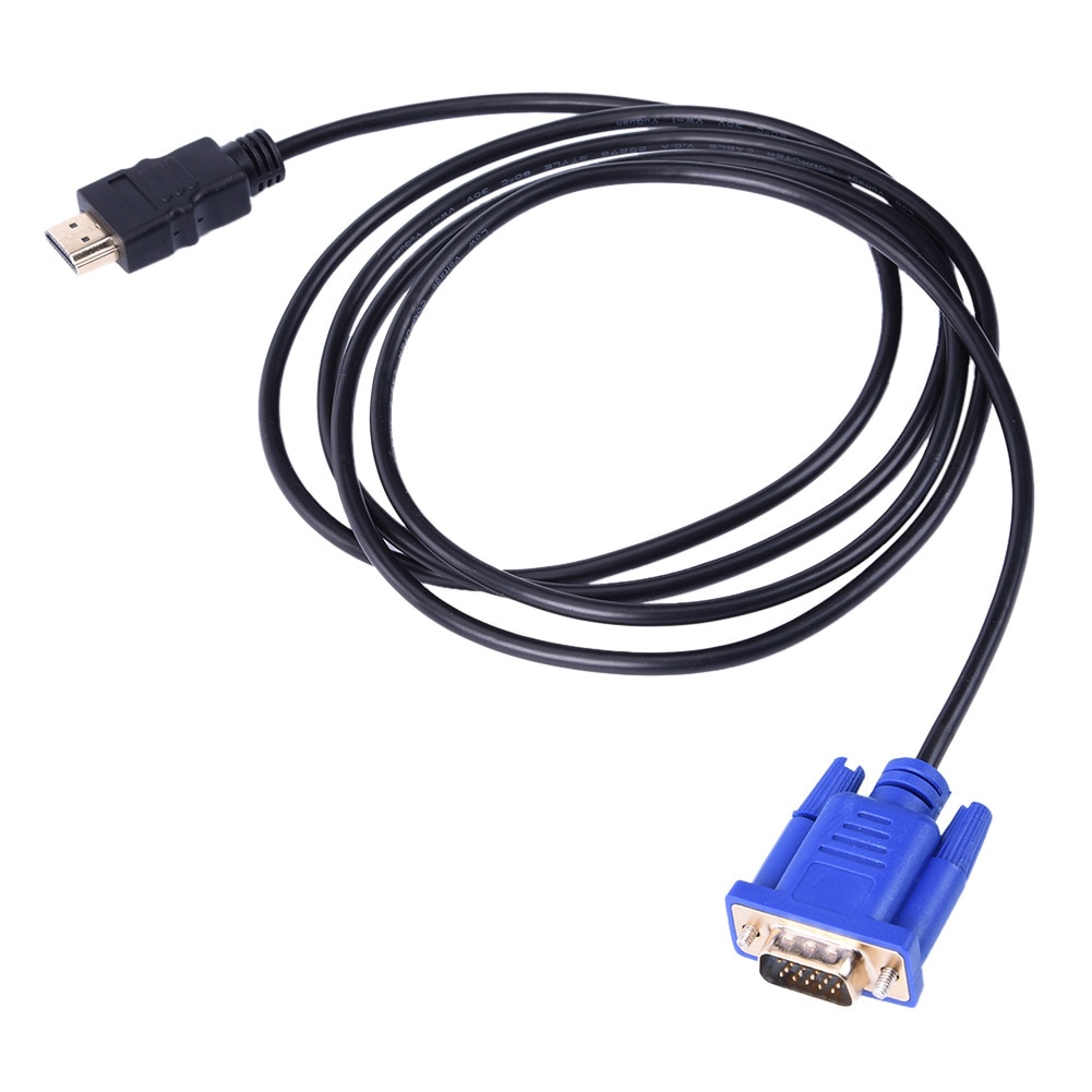 1080P Convert HDTV To VGA Male Accessories Adapter Cable Support For Laptop Mini Transmission Stable HD Anti Corrosion Audio