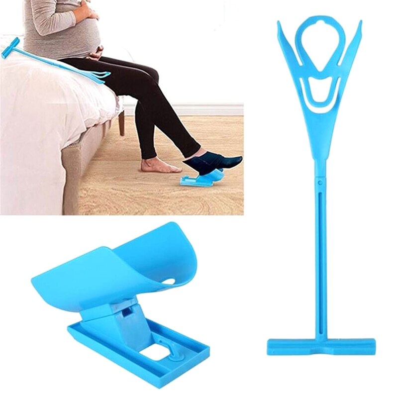 1 Pc Verwondingen Levert Ouderen Helper Dragen Sok Aids Unieke Cradle Draagbare Plastic Systeem Flexibele Sok Kous Aid