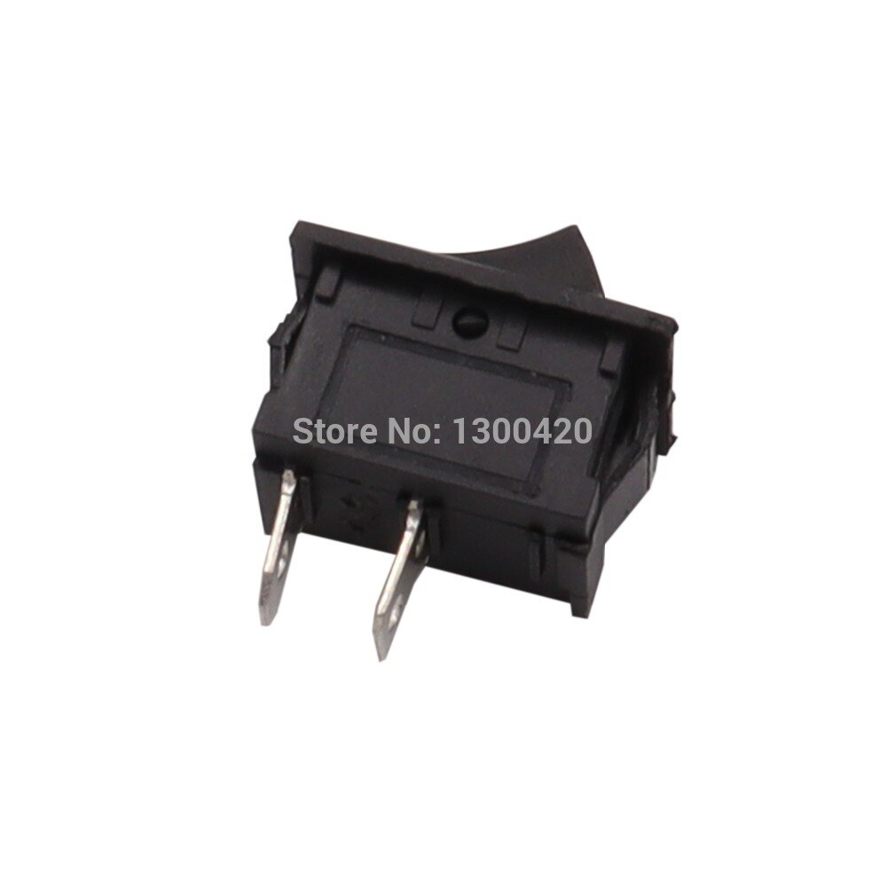 5Pcs/Set 2 Pin KCD1 Square Ship Rocker Lantern Headlight Switch for Modified Motorcycle Electric Car Bike