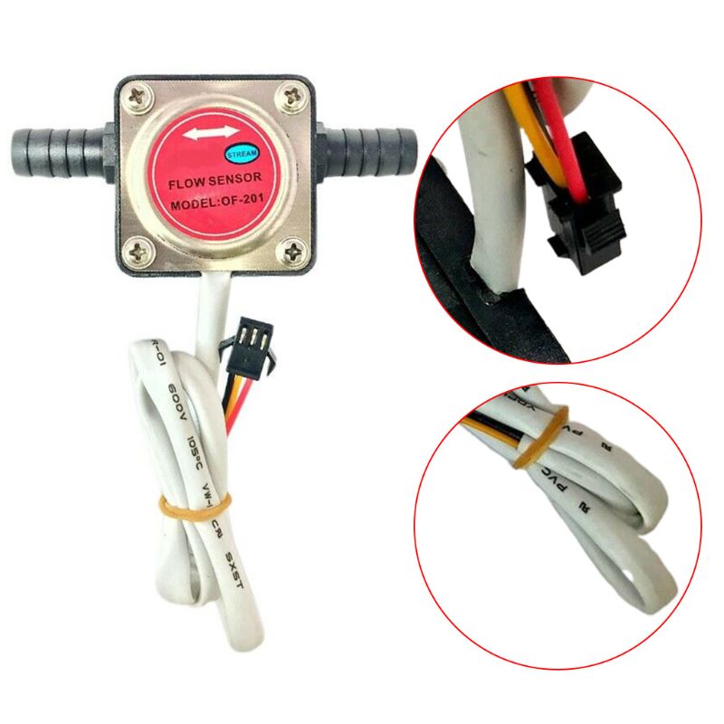 3\" Flow Meter Round Cover Indicator Sensor Counter Hall Flowmeter Lubricating A5YD