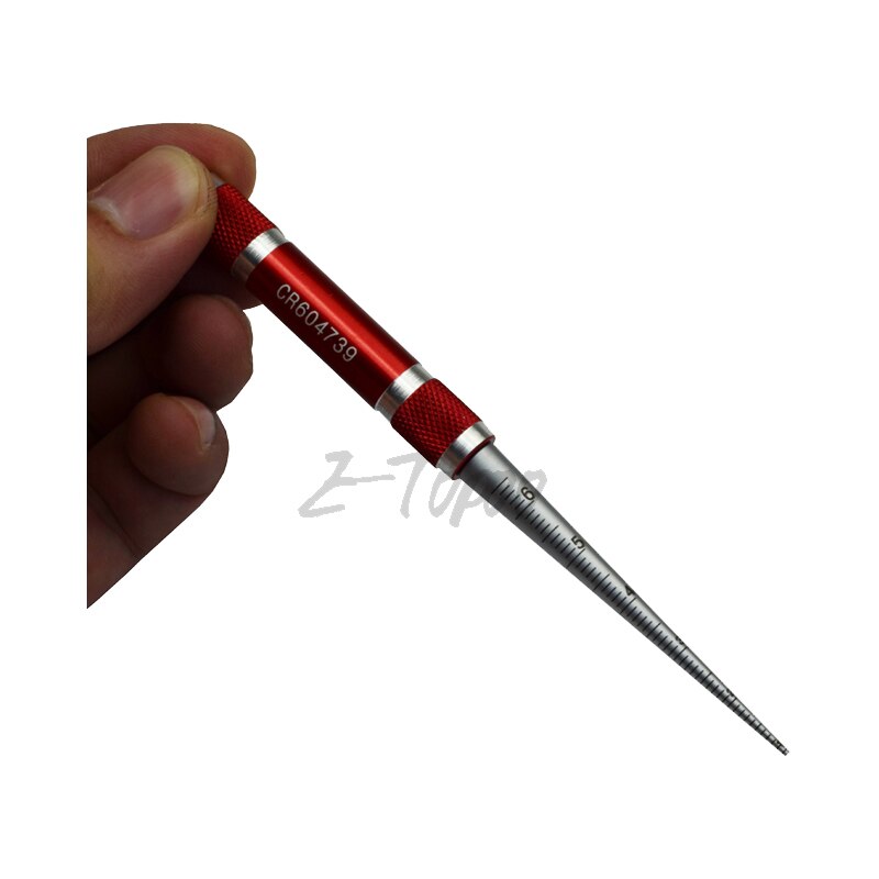 1pcs 1-6.5mm 3-15mm Conical Feeler Gauge Taper Cone Cylinder Gauge Hole Size Diameter Taper measure Gauge