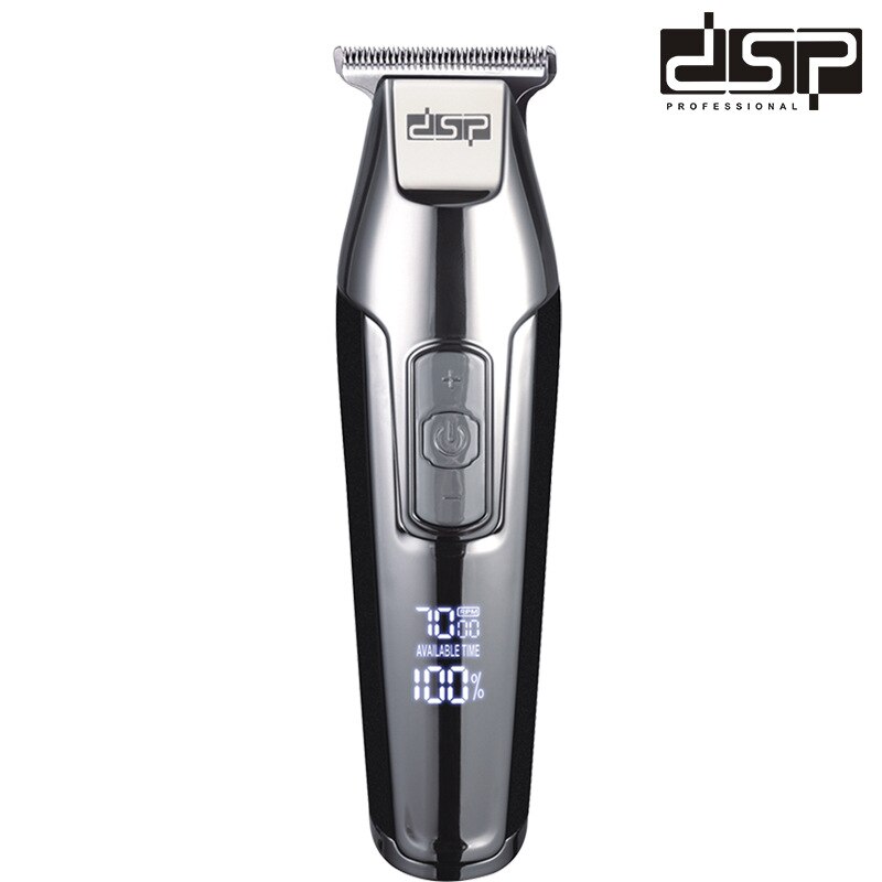 Tagliacapelli per uso domestico Trimmer elettrico professionale con schermo a LED lavabile USB ricaricabile da uomo testa di taglio in acciaio ad alta potenza EU