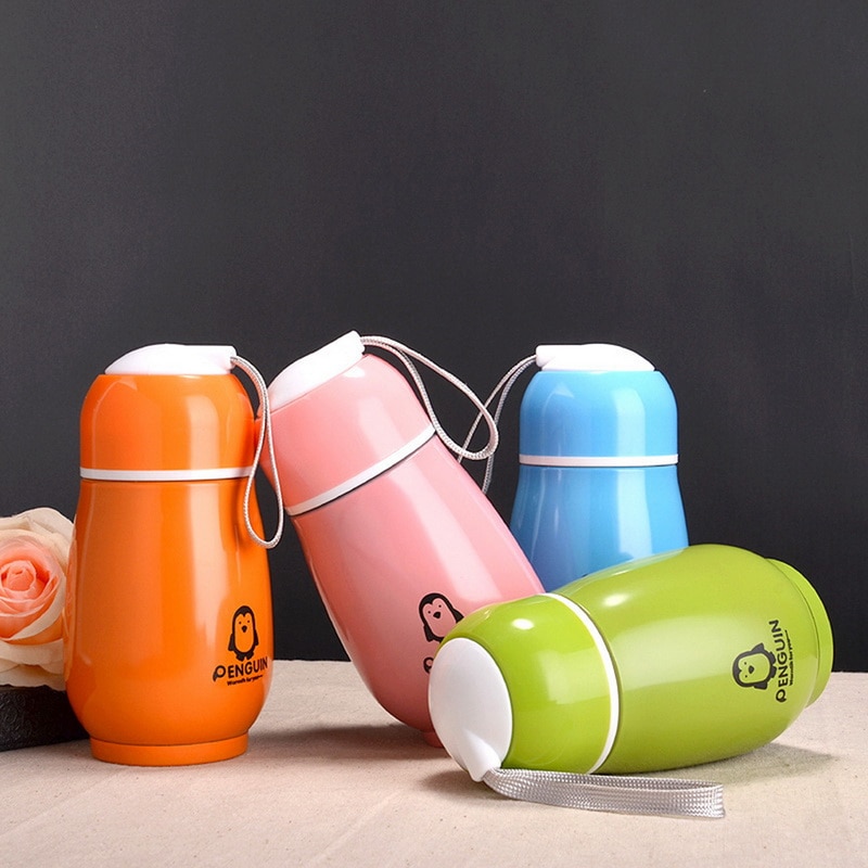 200ML Cartoon Vacuum Flask Bottle Stainless Steel Vacuum Flask Coffee Tea Travel Children Vacuum Flask