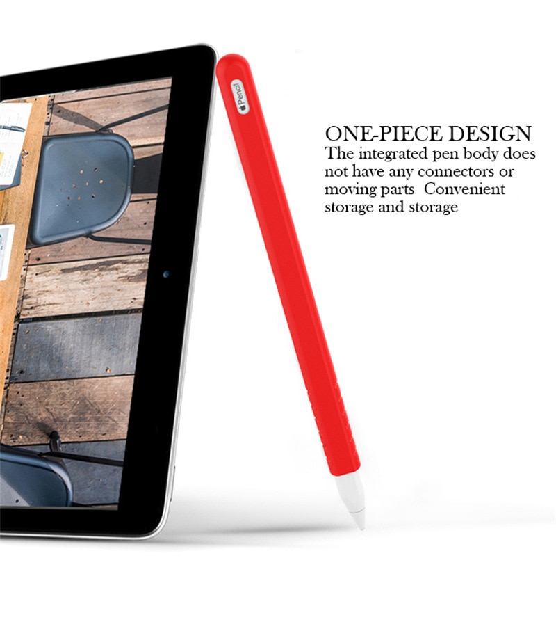 Portable Soft Silicone Stylus Pen For Apple Pencil 2 Case for iPad Pro Tablet Touch Pen Protective Sleeve Cover Colorful Pouch
