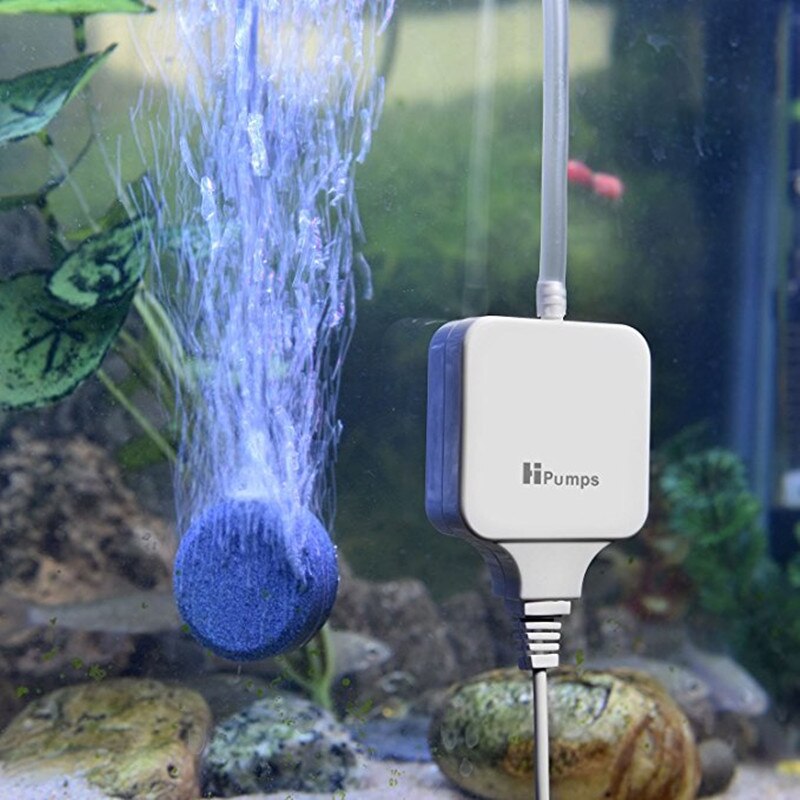 Fish Tank Super Quiet Mini Oxygen Pump nano Piezoelectric Air Aerator Compressor Used with Bubble Stone Aquarium Valve Accessory