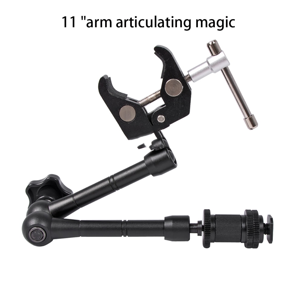 Verstelbare Magic Gelede Arm Super Clamp 11 Inch Voor Montage Monitor Camera Dslr Led Licht Lcd Video Camera Flash