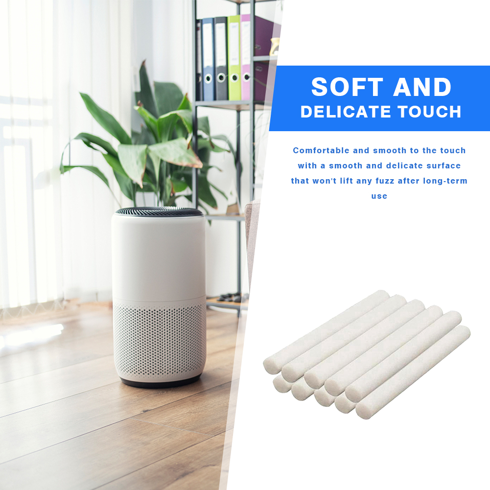 10/20 Stuks 8Mm Luchtbevochtiger Filter Katoenen Wattenstaafje Kern Usb Lucht Ultrasone Luchtbevochtiger Aroma Diffuser Vervanging Katoen Spons Stick