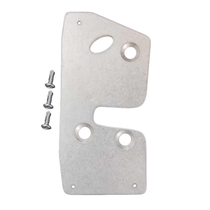 ZJI 4 Pack Heavy-Duty Door Strike Plate Reinforcement Plate, 2-in-1