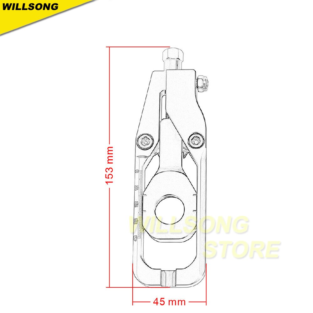 Chain Richter Regulator Spanner Fastener Achterbrug Slider Voor Kawasaki Z900 ZR900 Motorfiets Accessoires Onderdelen Stand Ondersteuning