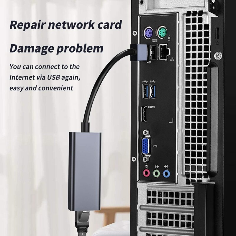 Usb 3.0 to 10/100/1000 gigabit ethernet internetadapter voor nintendo switch, chromebook, windows 10, 8.1, mac os, chipset