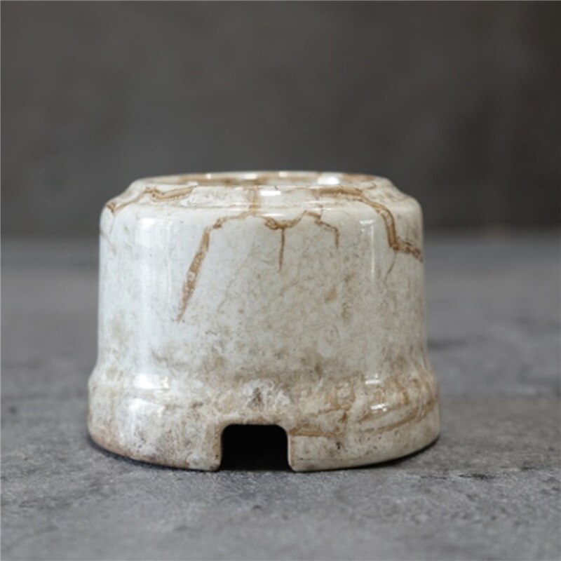 Vintage Porcelain Wall Socket Surface Mounted Germany Ceramic Socket