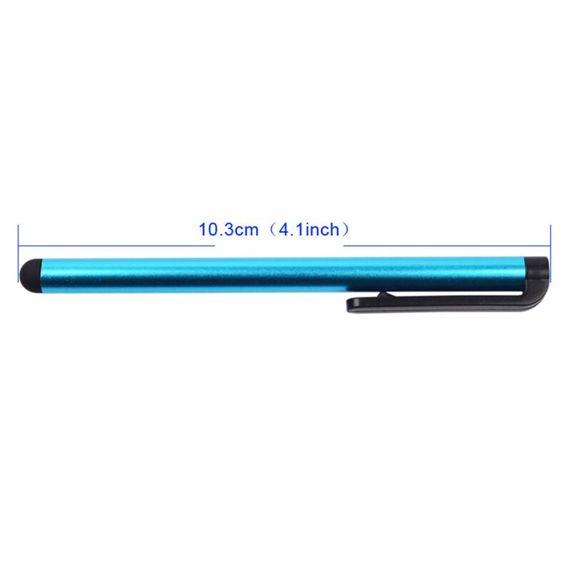 1pc tablet tela de toque universal capacitivo caneta celular stylus metal computador caneta toque útil acessórios cor aleatoriamente