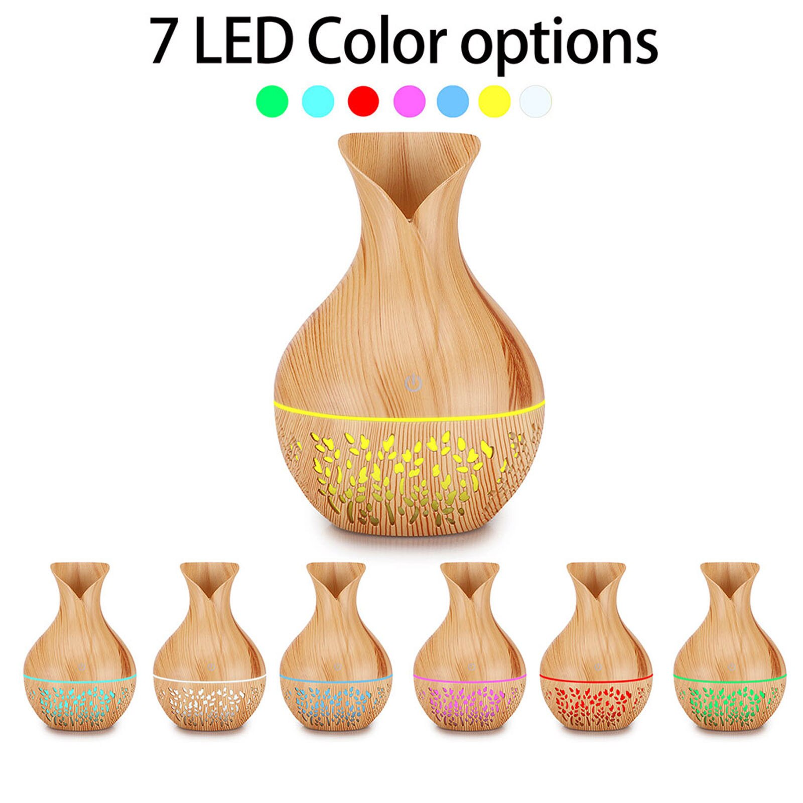 4 #7 Kleuren Luchtbevochtiger Etherische Olie Aroma Diffuser Led Aroma Aromatherapie Luchtbevochtiger 130Ml Diffusers Aromatherapie Voor Thuis